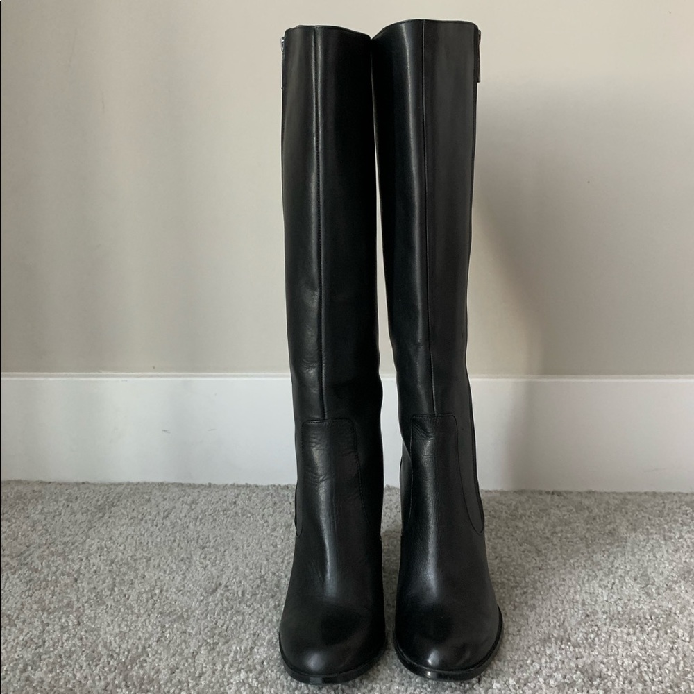 Calvin Klein Holden Black Leather Boots